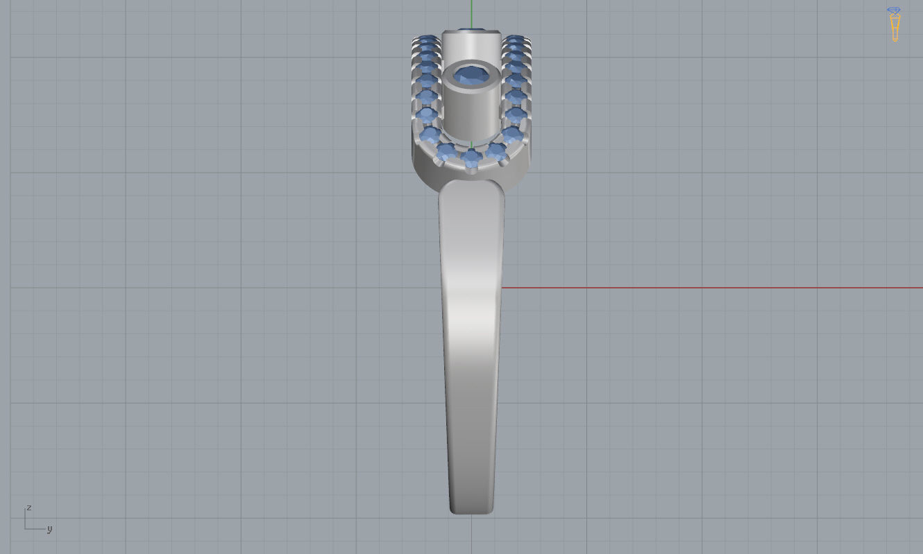 Messika Move Ring 3D print model_7