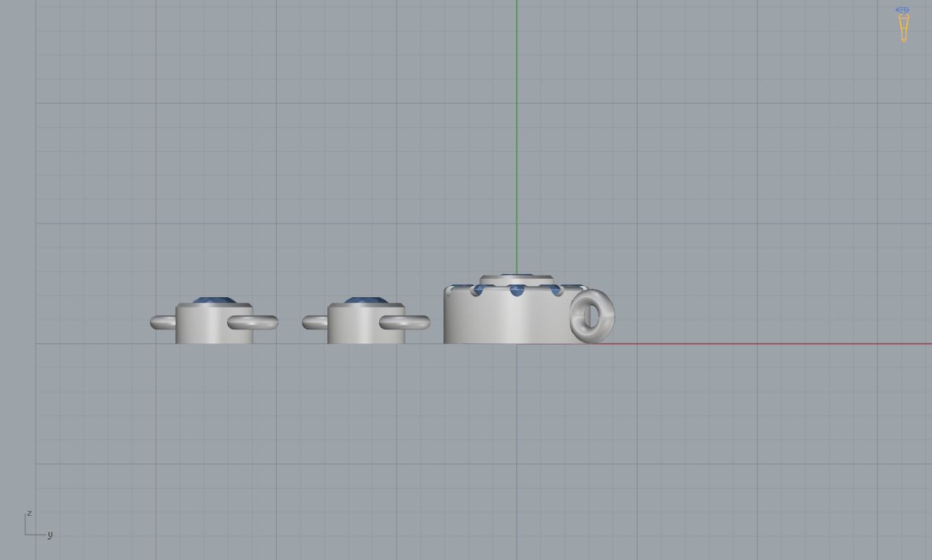 Messika Move Pendant 3D print model_7