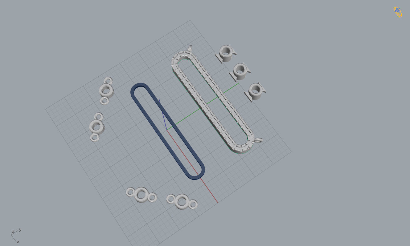 Messika Move Pendant 3D print model_12