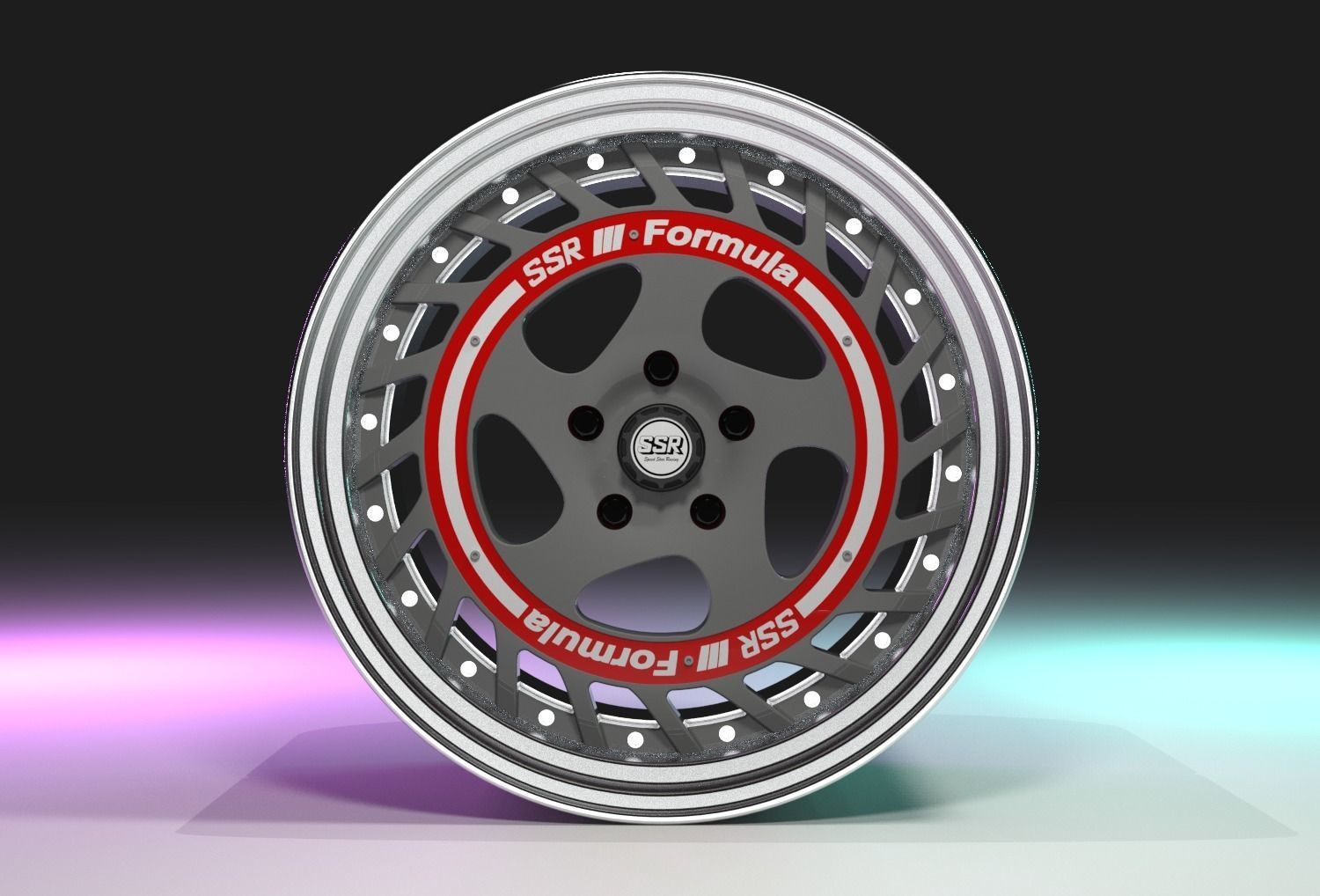 SSR Aero Spoke 3D model_1