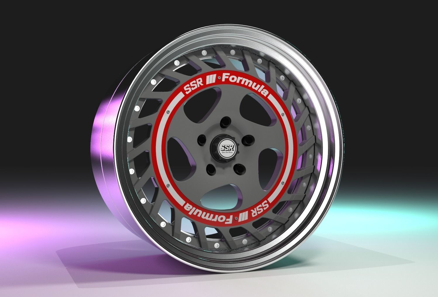 SSR Aero Spoke 3D model_2