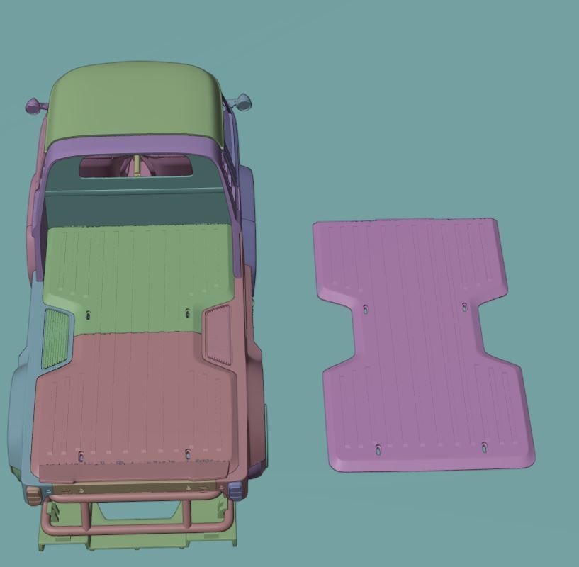 WPL D12 RC FULLBODY by BLACKBOX 3D print model_16