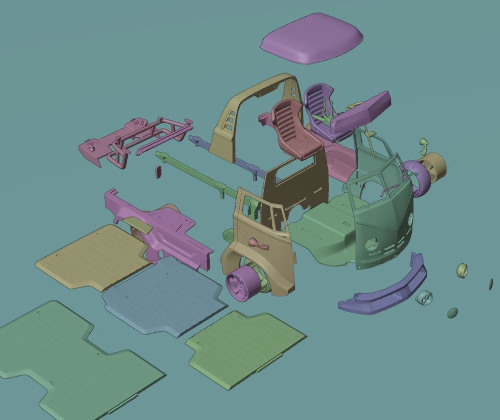 WPL D12 RC FULLBODY by BLACKBOX 3D print model_17