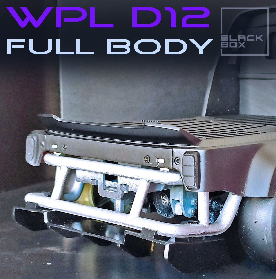 WPL D12 RC FULLBODY by BLACKBOX 3D print model_4