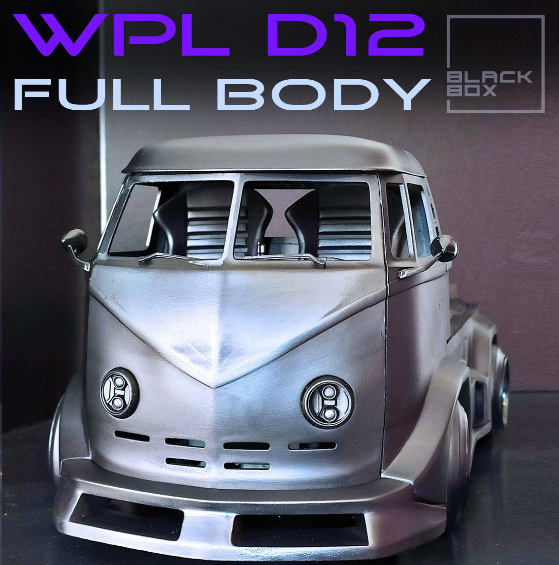 WPL D12 RC FULLBODY by BLACKBOX 3D print model_2
