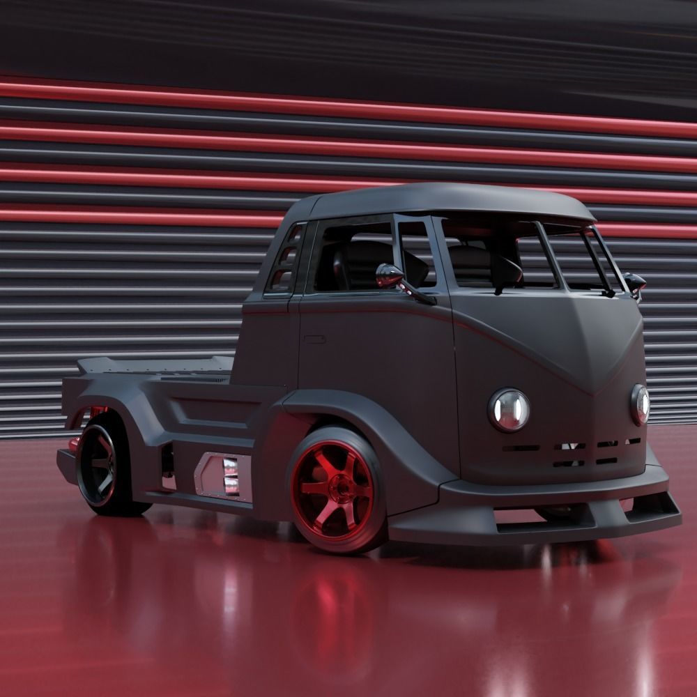 WPL D12 RC FULLBODY by BLACKBOX 3D print model_23