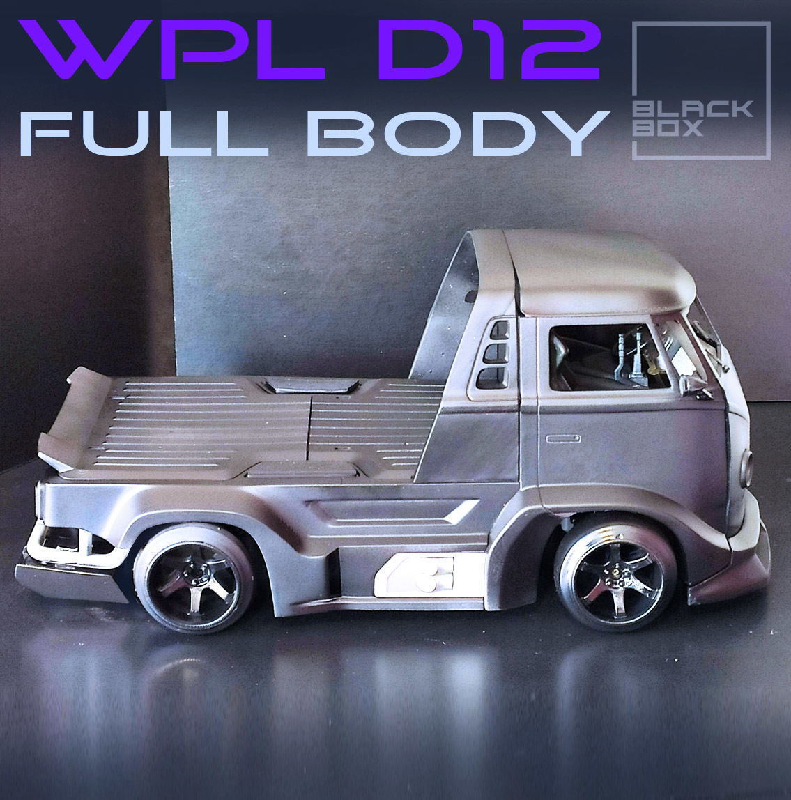 WPL D12 RC FULLBODY by BLACKBOX 3D print model_3