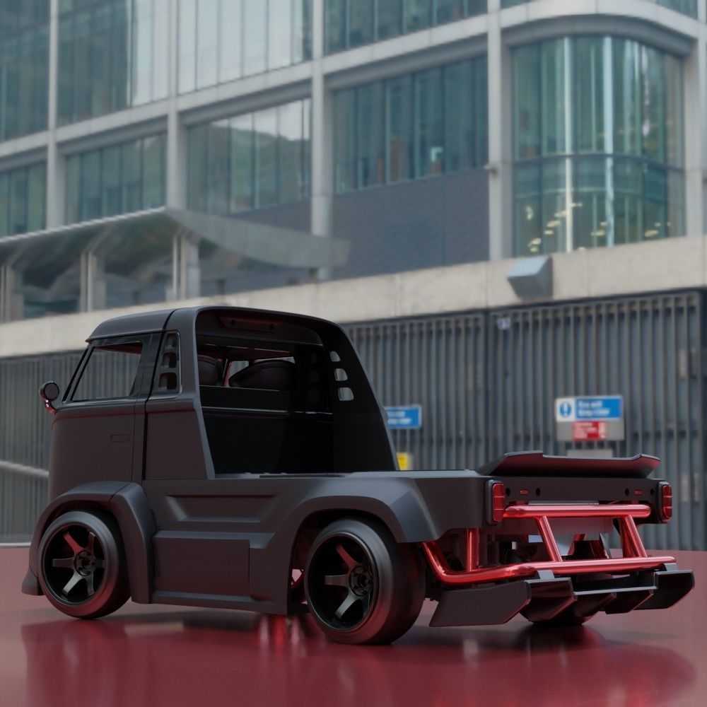 WPL D12 RC FULLBODY by BLACKBOX 3D print model_25