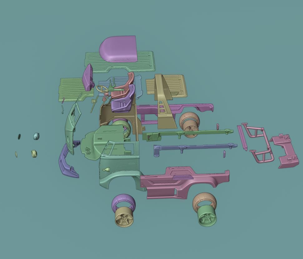 WPL D12 RC FULLBODY by BLACKBOX 3D print model_21