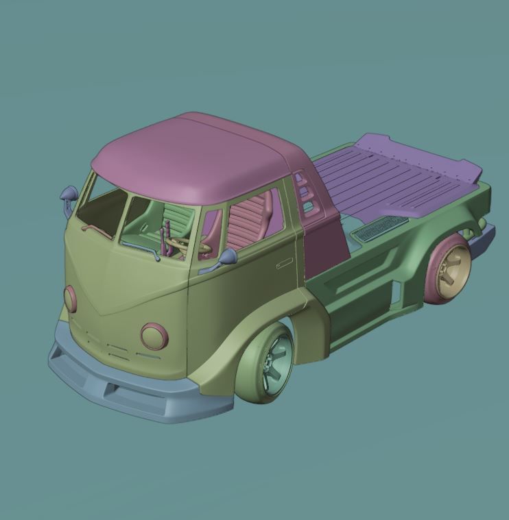 WPL D12 RC FULLBODY by BLACKBOX 3D print model_14