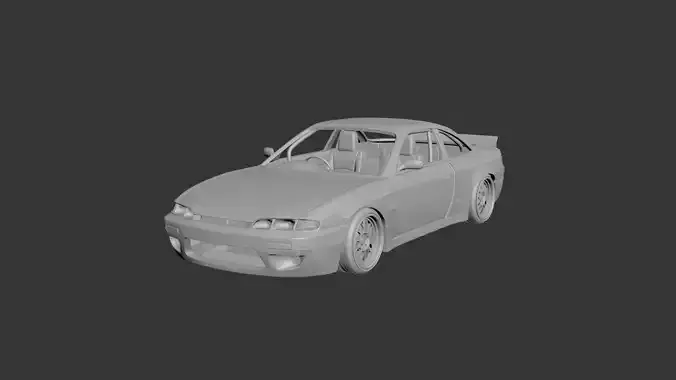 Nissan Silvia S14 Rocket Bunny  3D print model