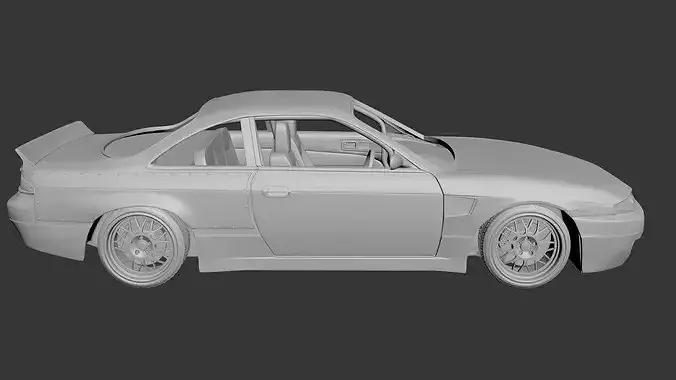 Nissan Silvia S14 Rocket Bunny  3D print model 6