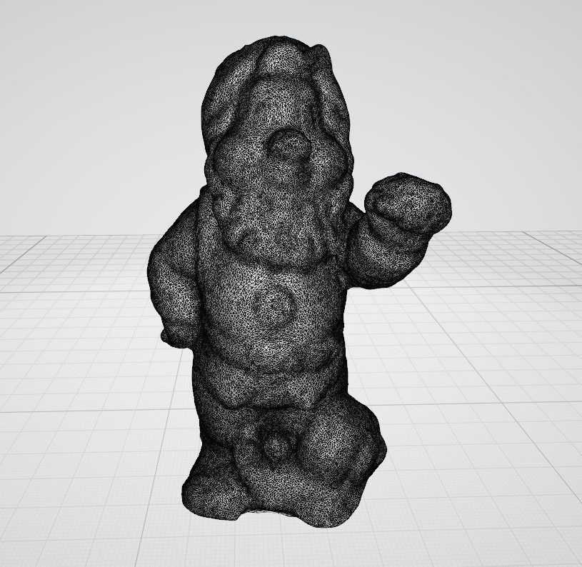 dwarf statue of 3D model_4