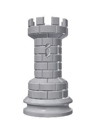 chess rook 3D print model