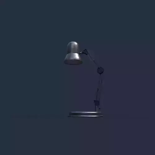 Table rust lamp Hi-poly 