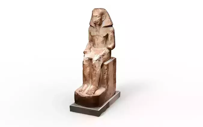 Pharaoh egyptian statue