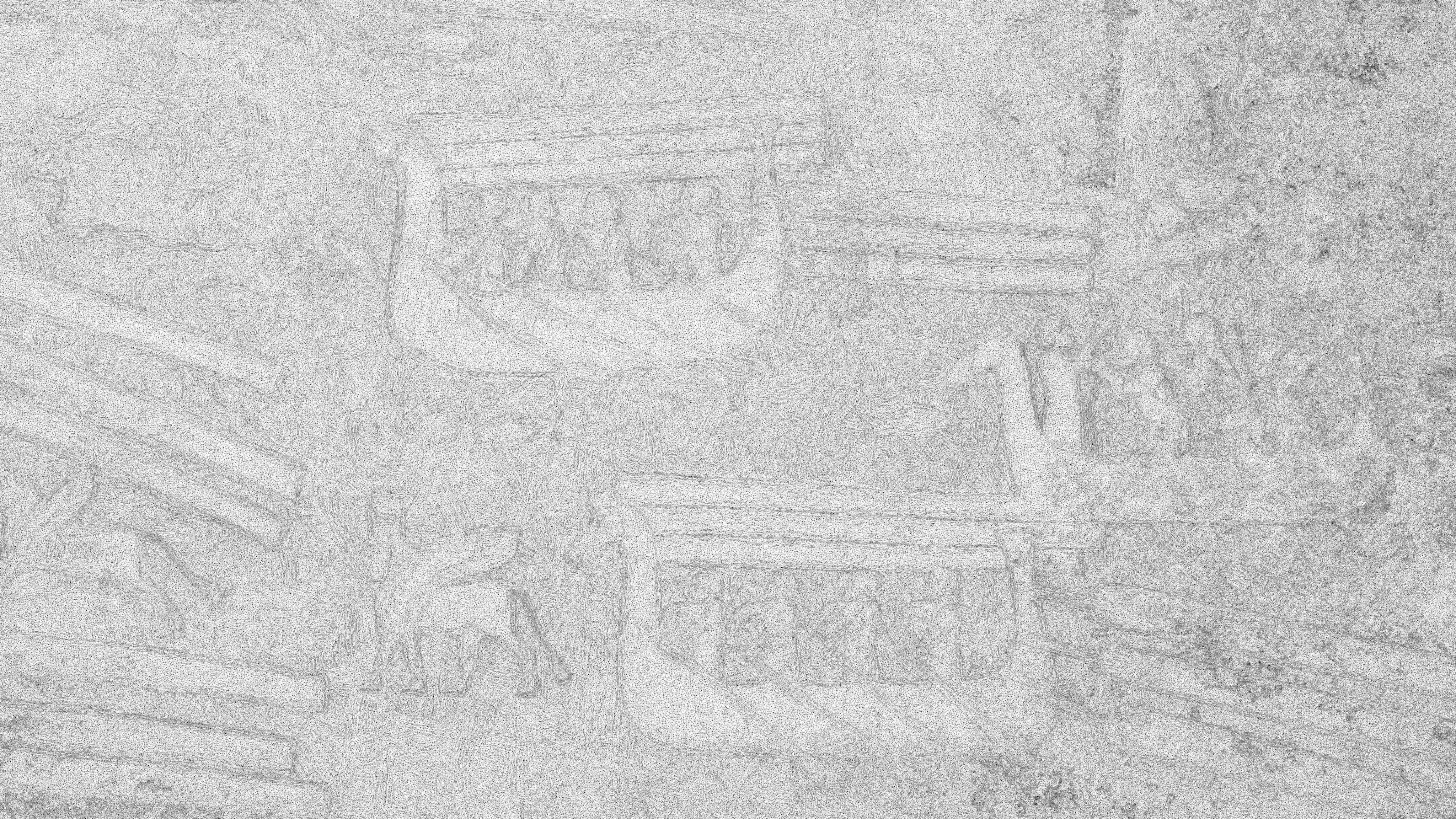 Assyrian - Transport of Lebanese cedar timber 2 3D model_14