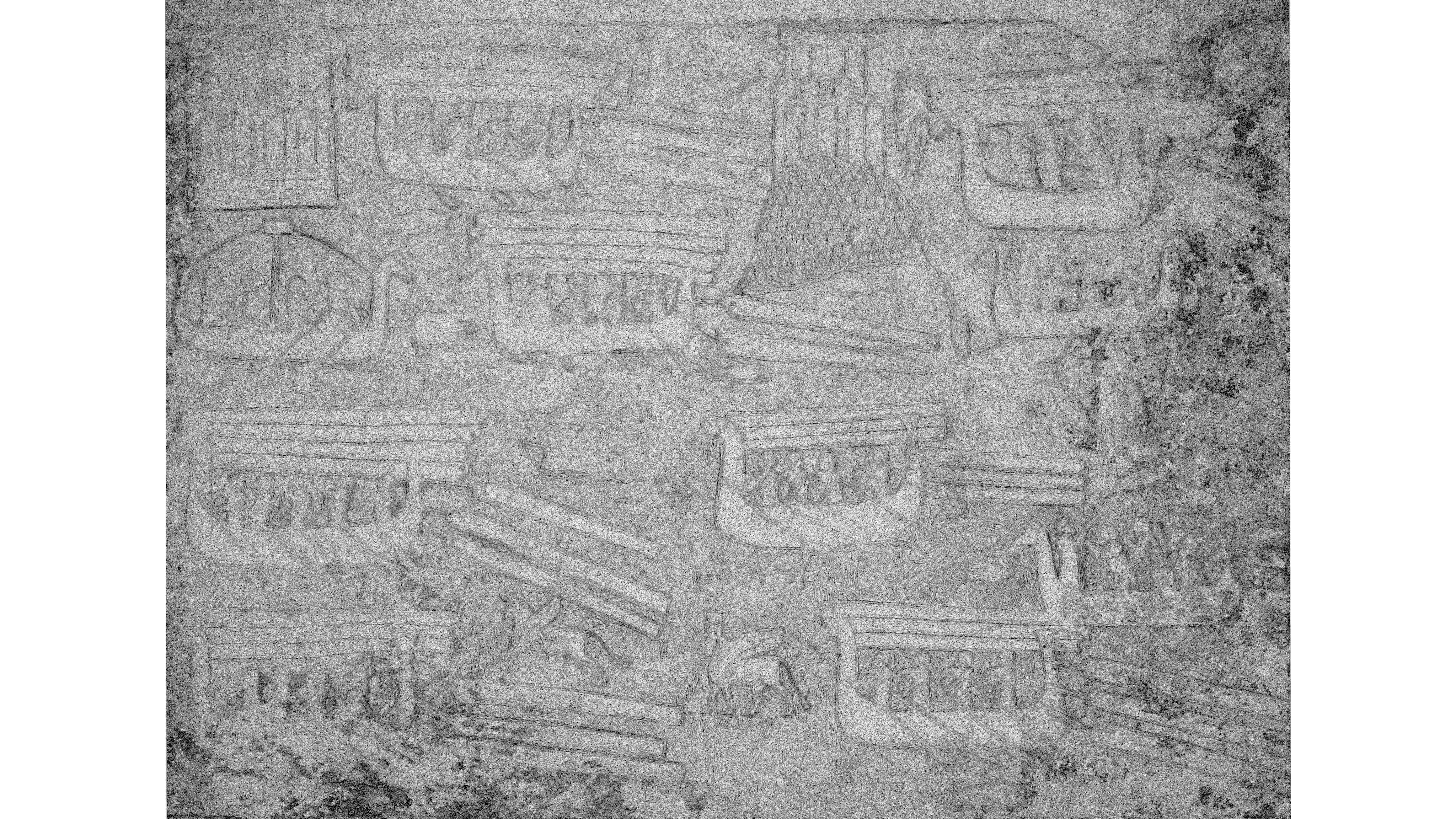 Assyrian - Transport of Lebanese cedar timber 2 3D model_8