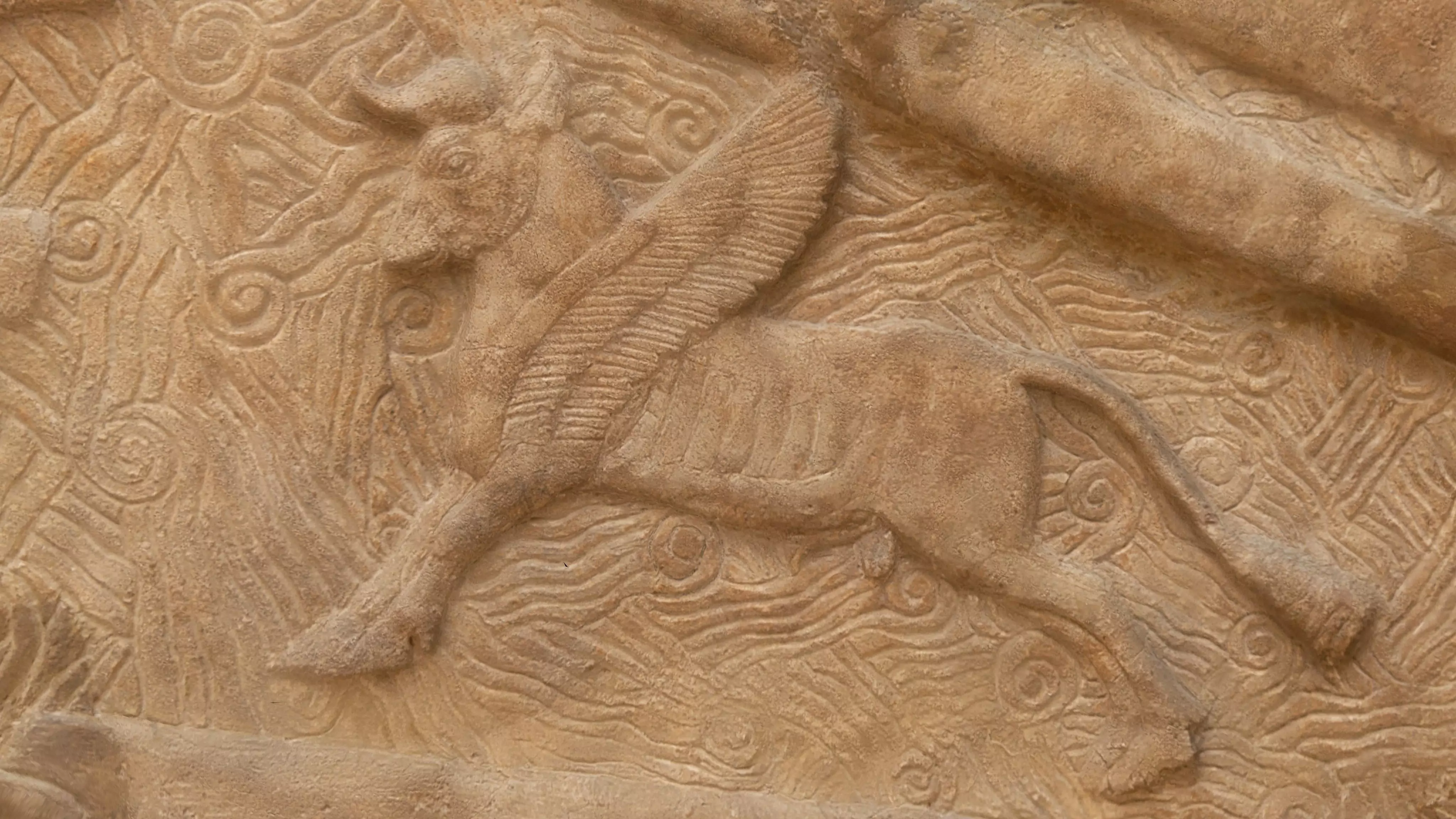 Assyrian - Transport of Lebanese cedar timber 2 3D model_0