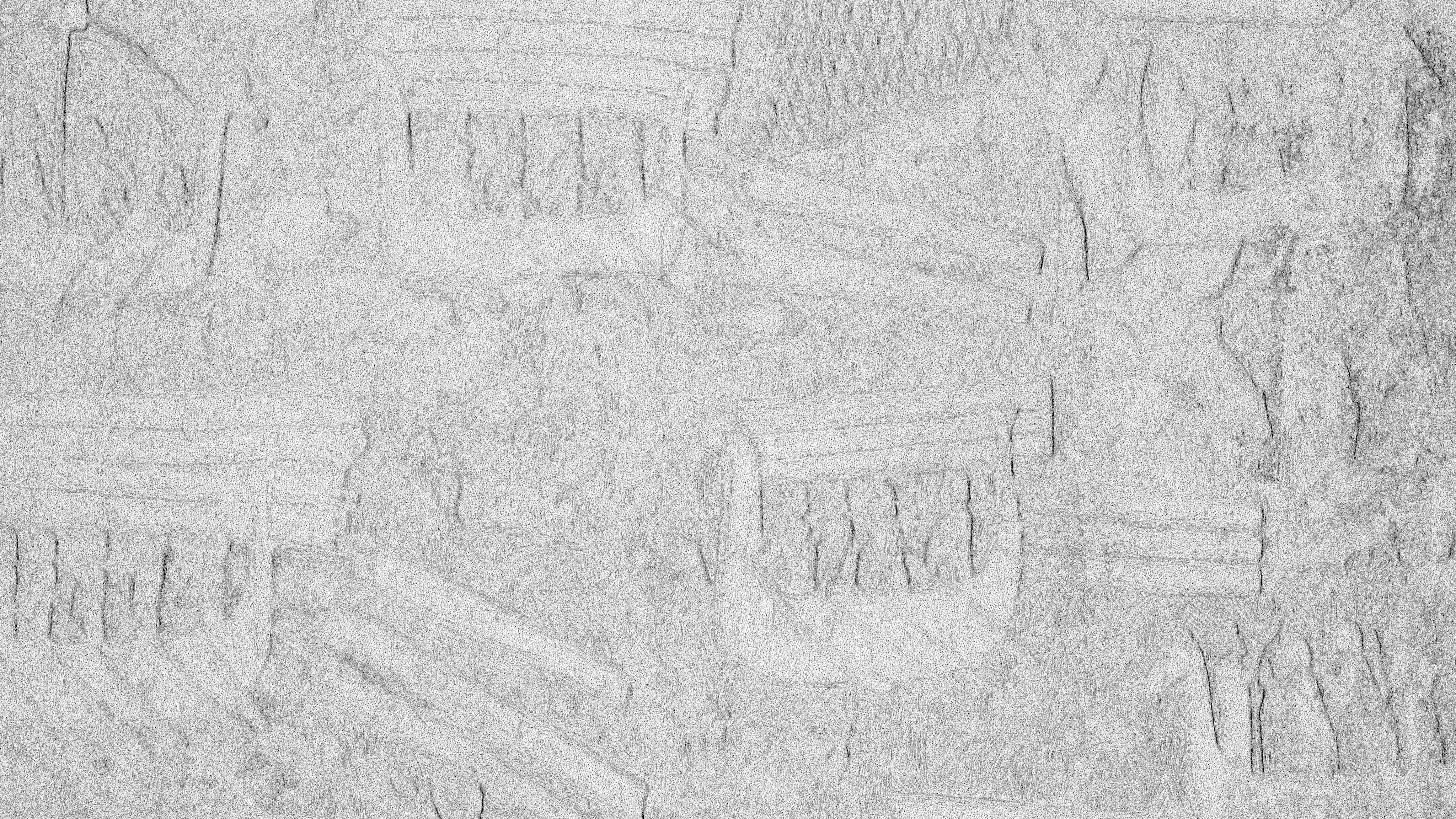 Assyrian - Transport of Lebanese cedar timber 2 3D model_20