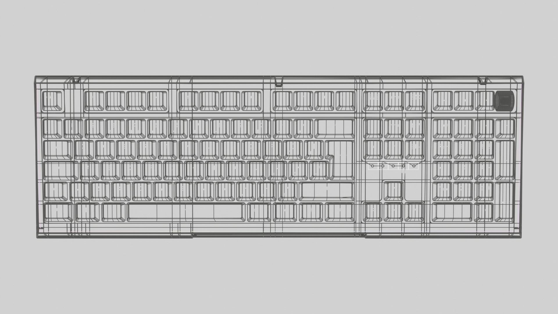 Razer Chroma Ornata v2 Gaming Keyboard 3D model_5