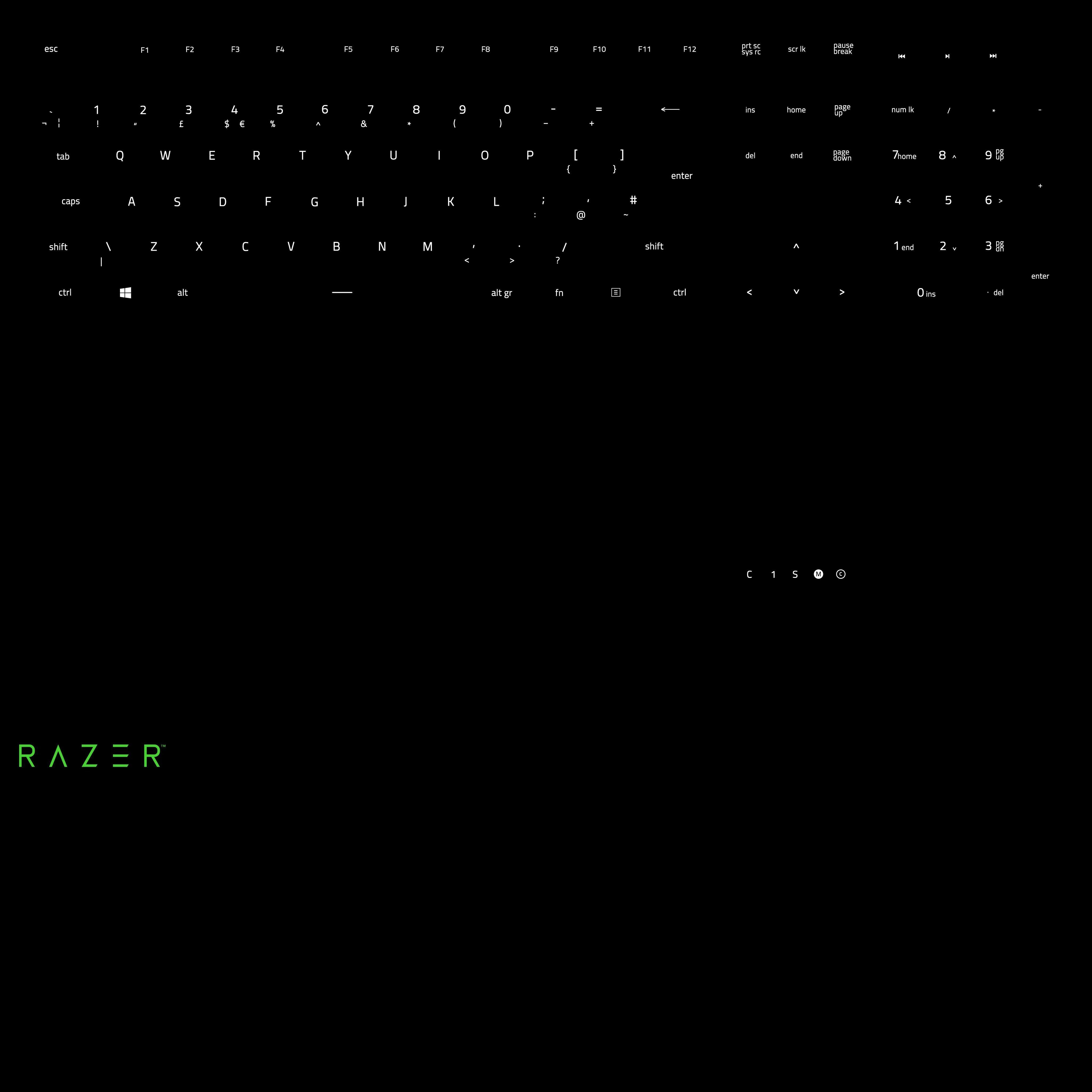 Razer Chroma Ornata v2 Gaming Keyboard 3D model_6