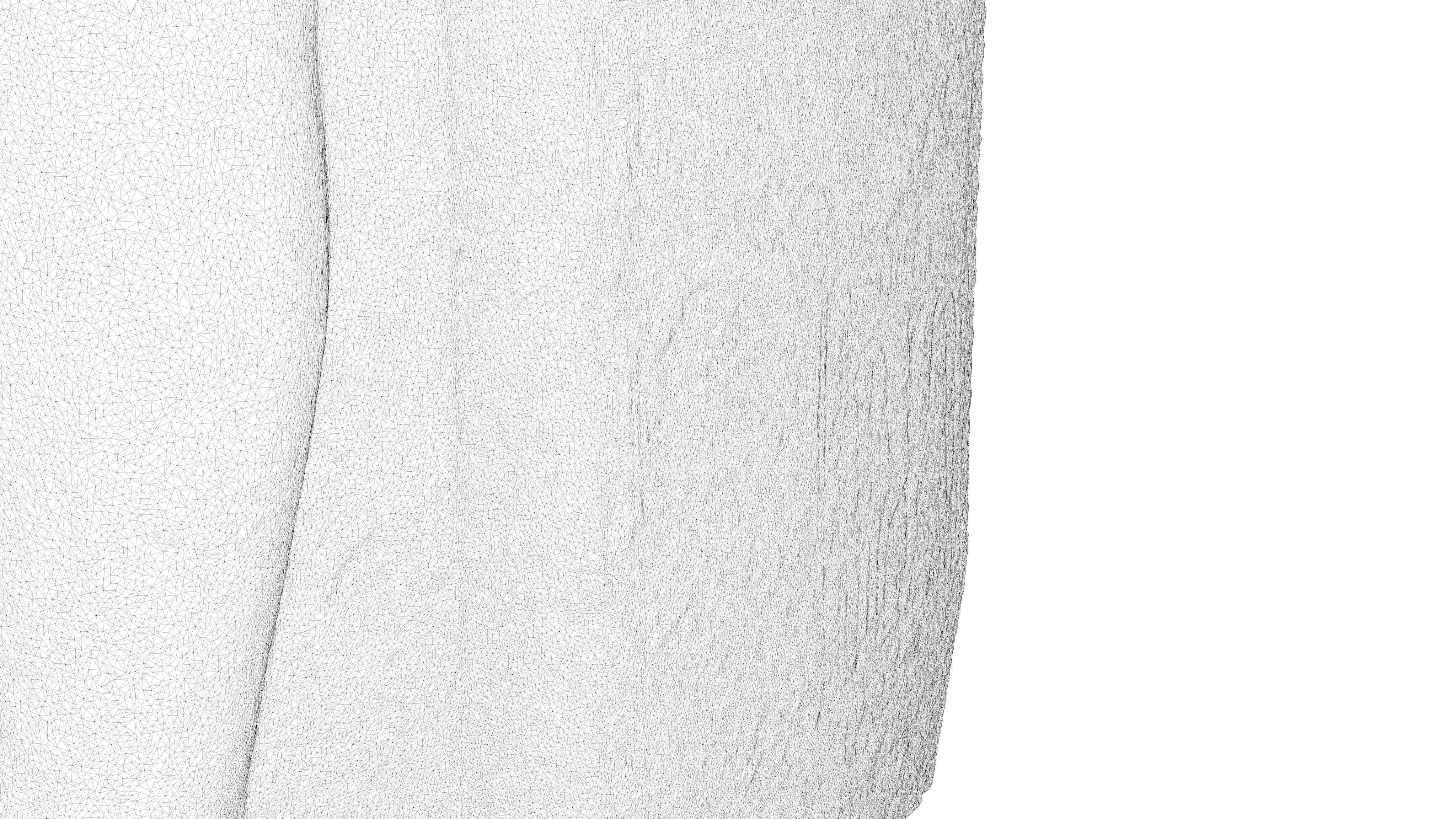 Egyptian - Statue of the god Amun protecting Tutankhamun 3D model_28