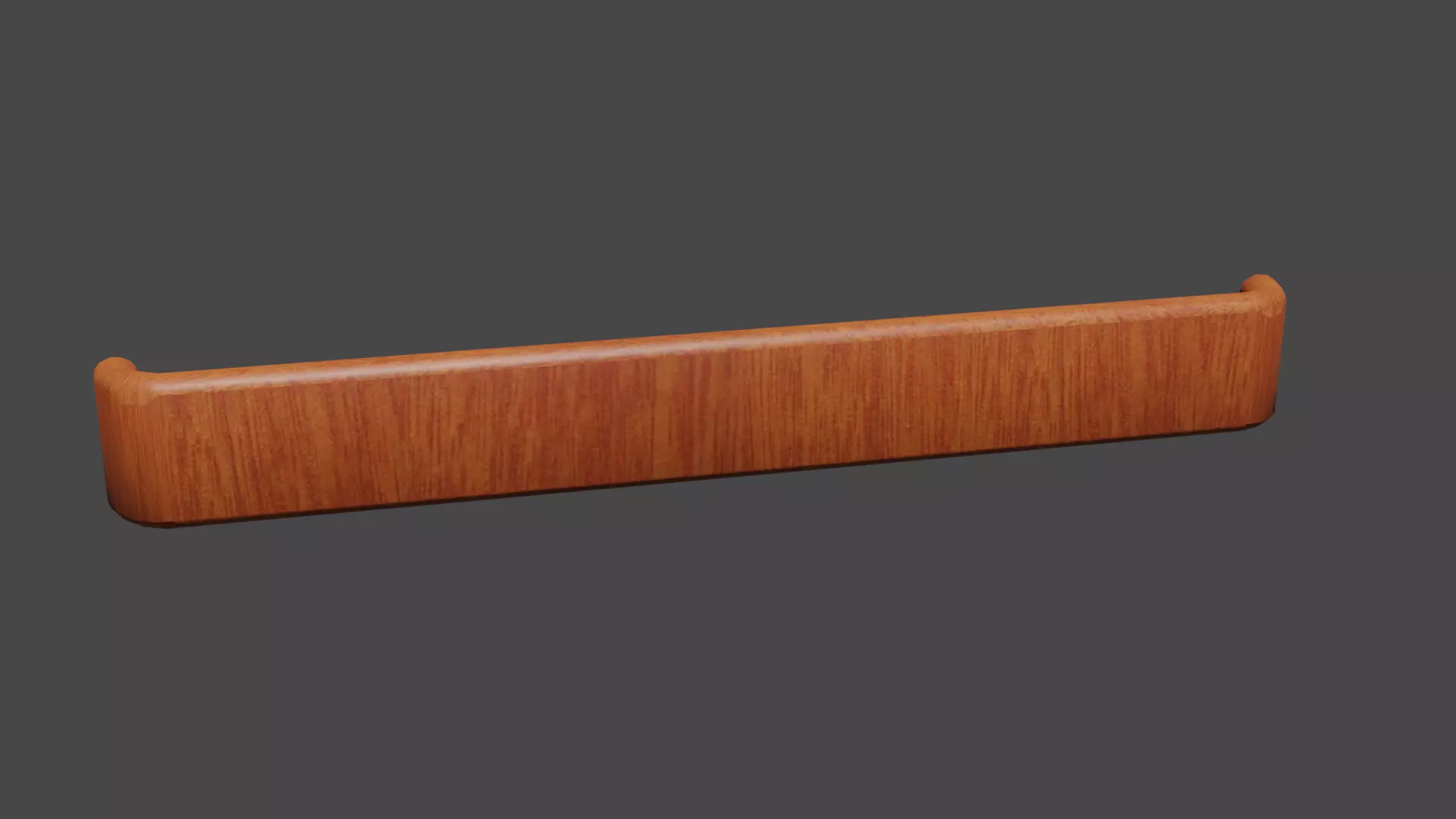 Hospital Handrail Free low-poly 3D model