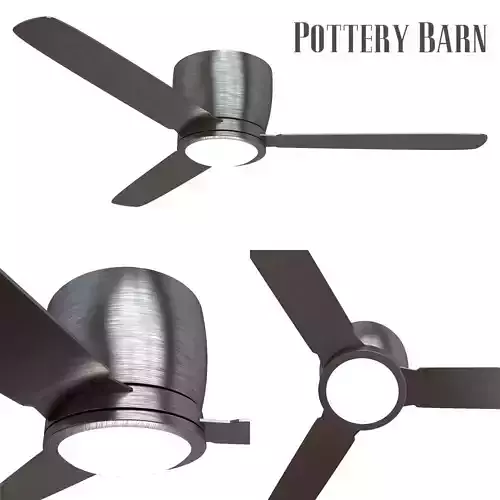 Pottery barn Embrace Ceiling Fan Brushed Nickel