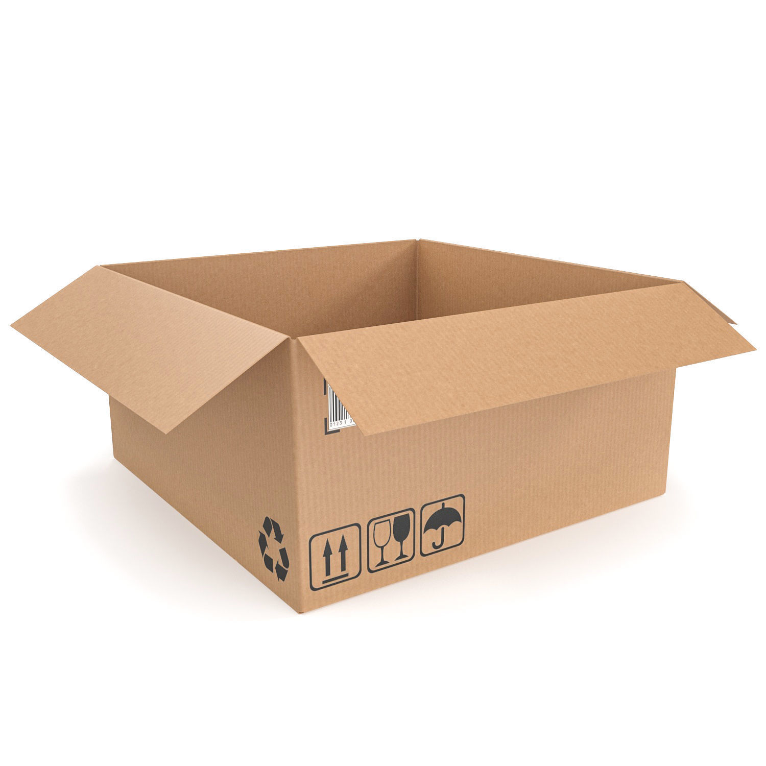 Cardboard boxes 05 3D Model Collection_10