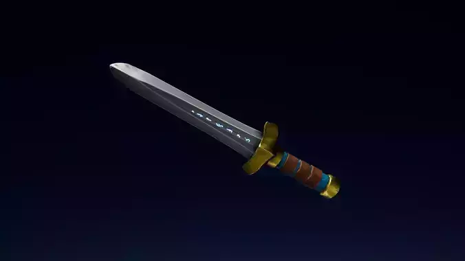 Stylized PBR Little Sword Pack V2 Low-poly 3D model