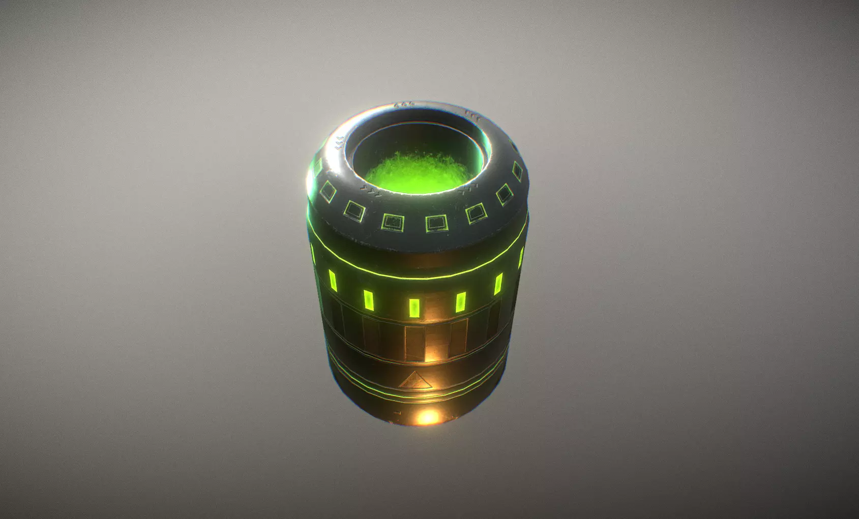 Sci Fi Barrels FREE DOWNLOAD Free low-poly 3D model