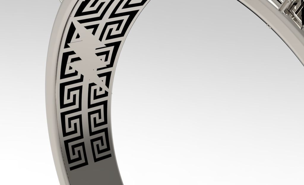 The flash 6 metal ring 3D print model_34