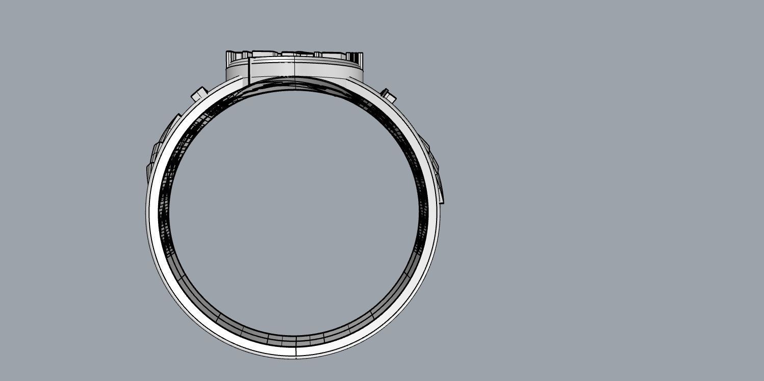 The flash 6 metal ring 3D print model_18