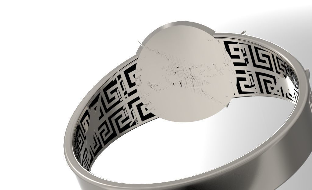 The flash 6 metal ring 3D print model_36