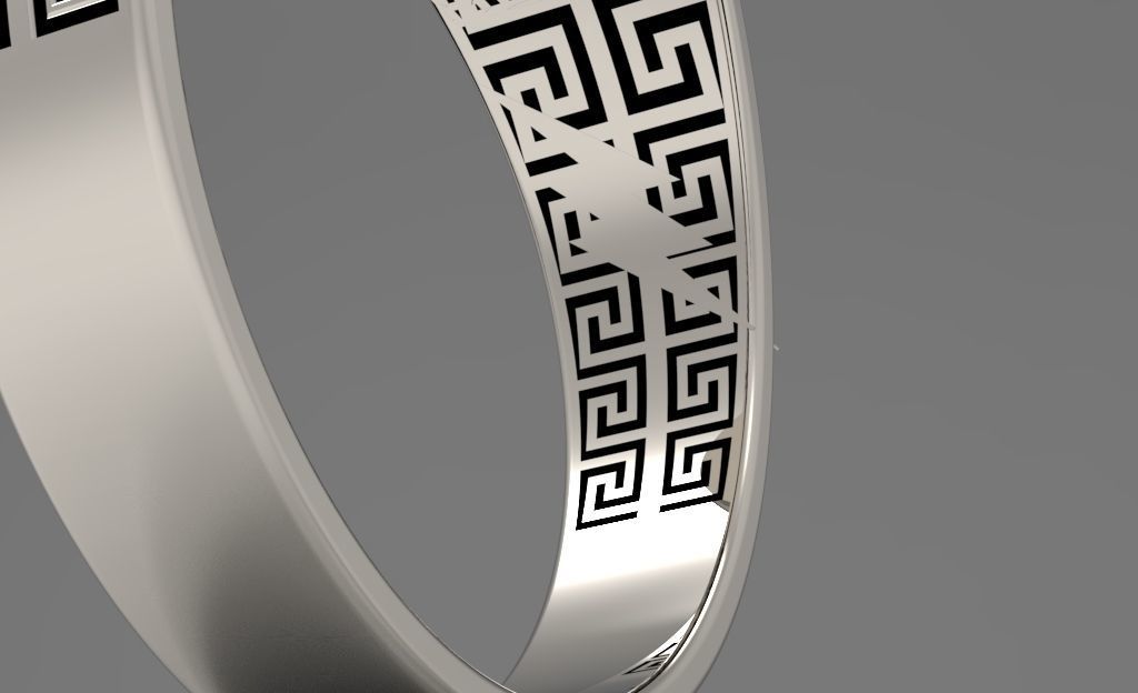 The flash 6 metal ring 3D print model_32