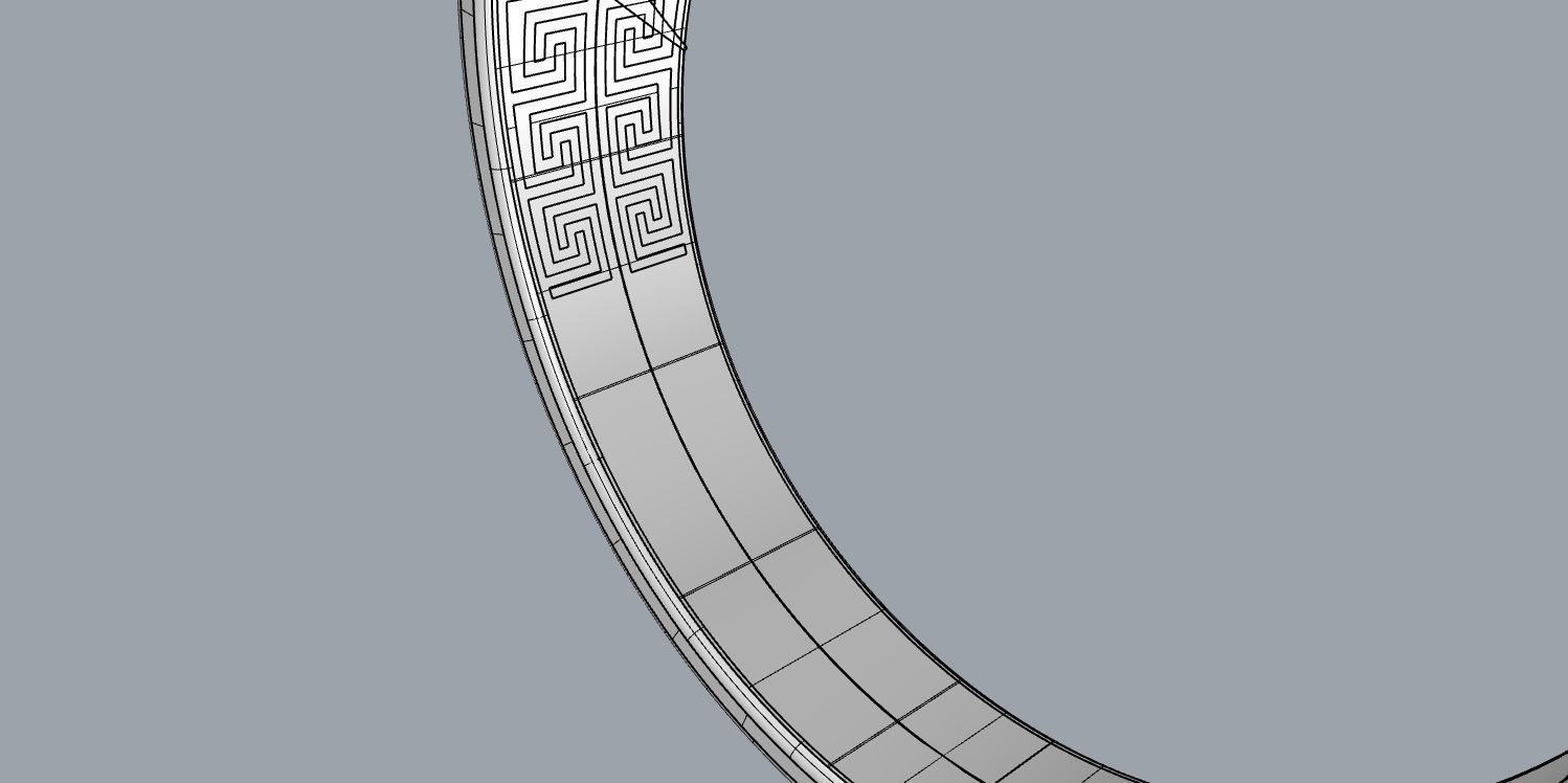 The flash 6 metal ring 3D print model_7