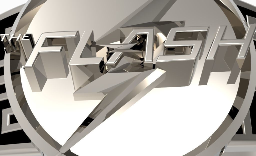 The flash 6 metal ring 3D print model_37
