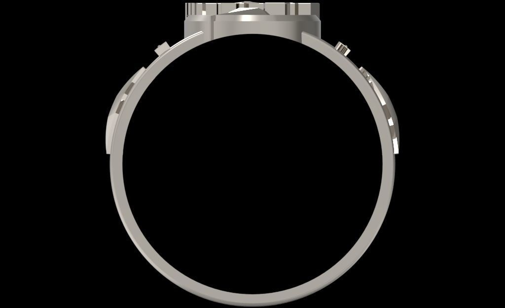 The flash 6 metal ring 3D print model_39