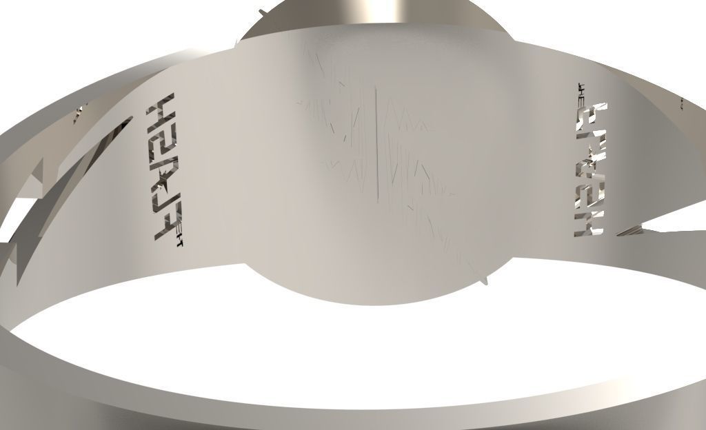 The flash 7 silver ring 3D print model_40