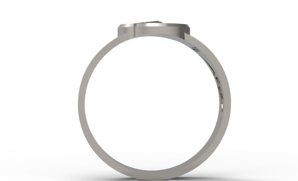 The flash 7 silver ring 3D print model_42