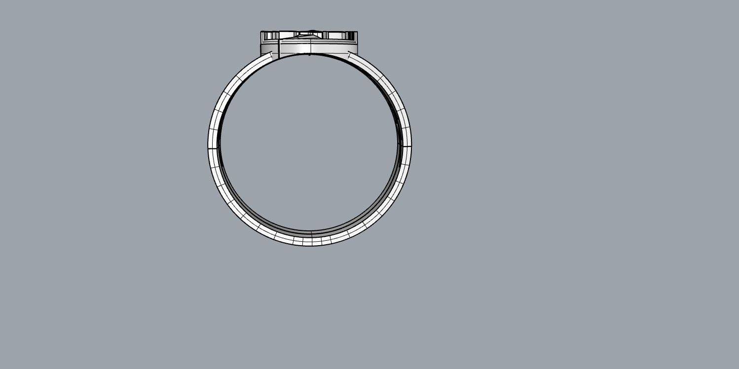 The flash 8 engagement ring 3D print model_27