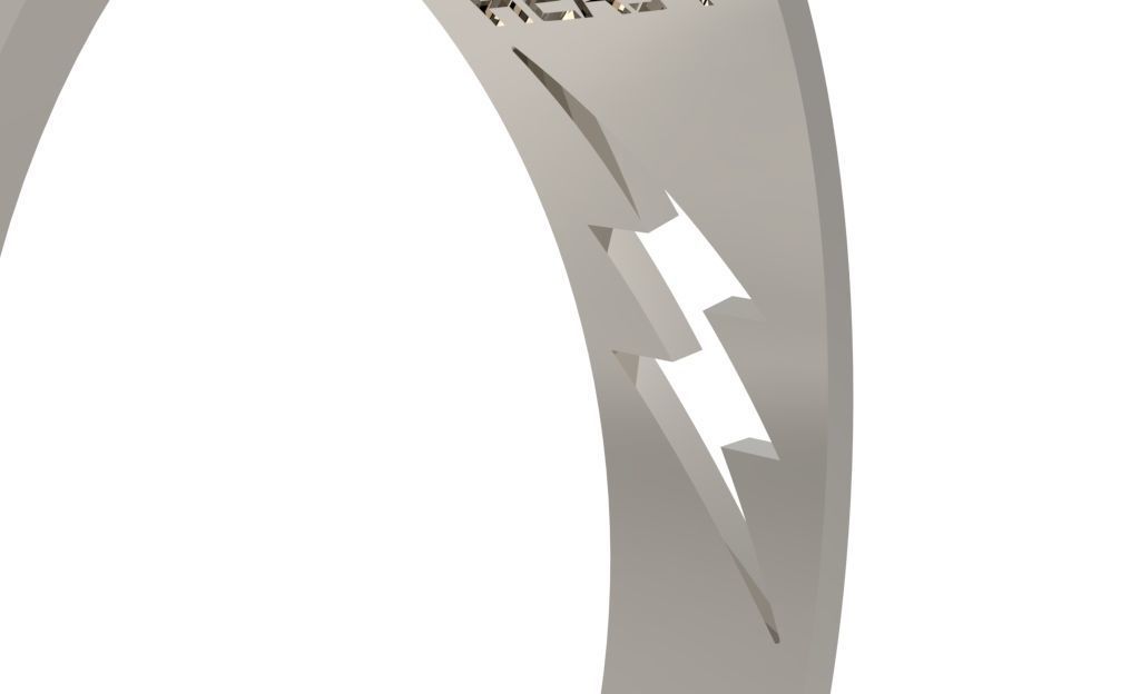 The flash 8 engagement ring 3D print model_36