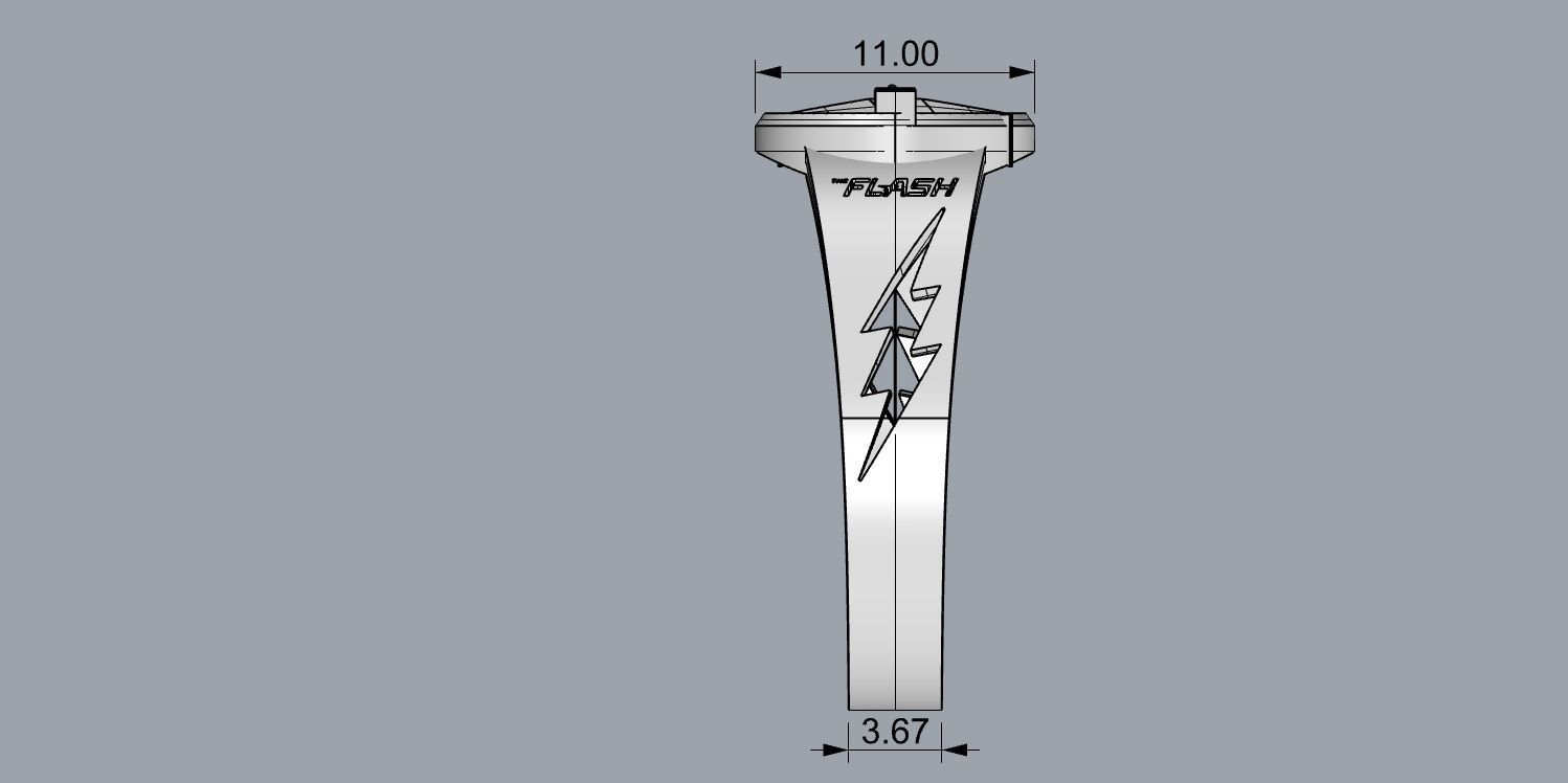 The flash 8 engagement ring 3D print model_25