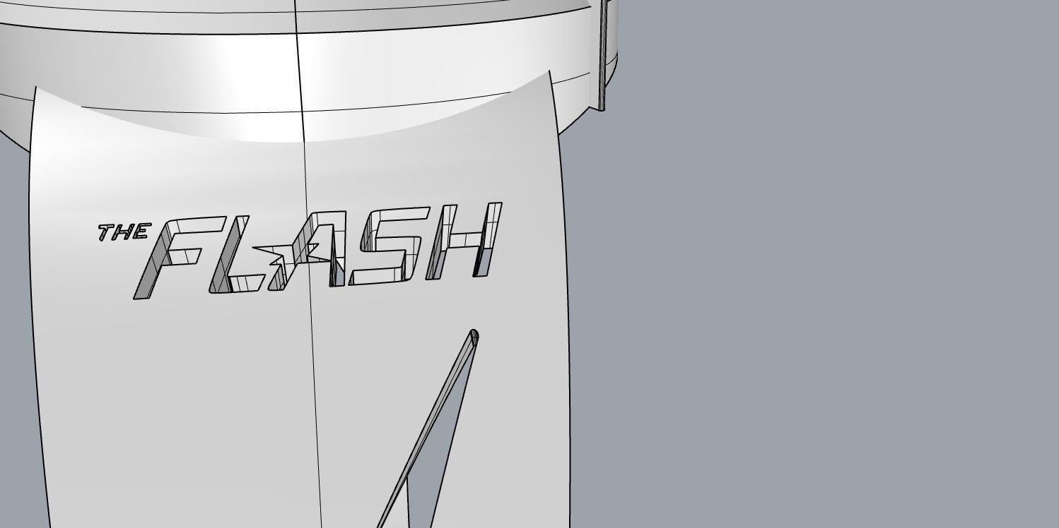 The flash 8 engagement ring 3D print model_14