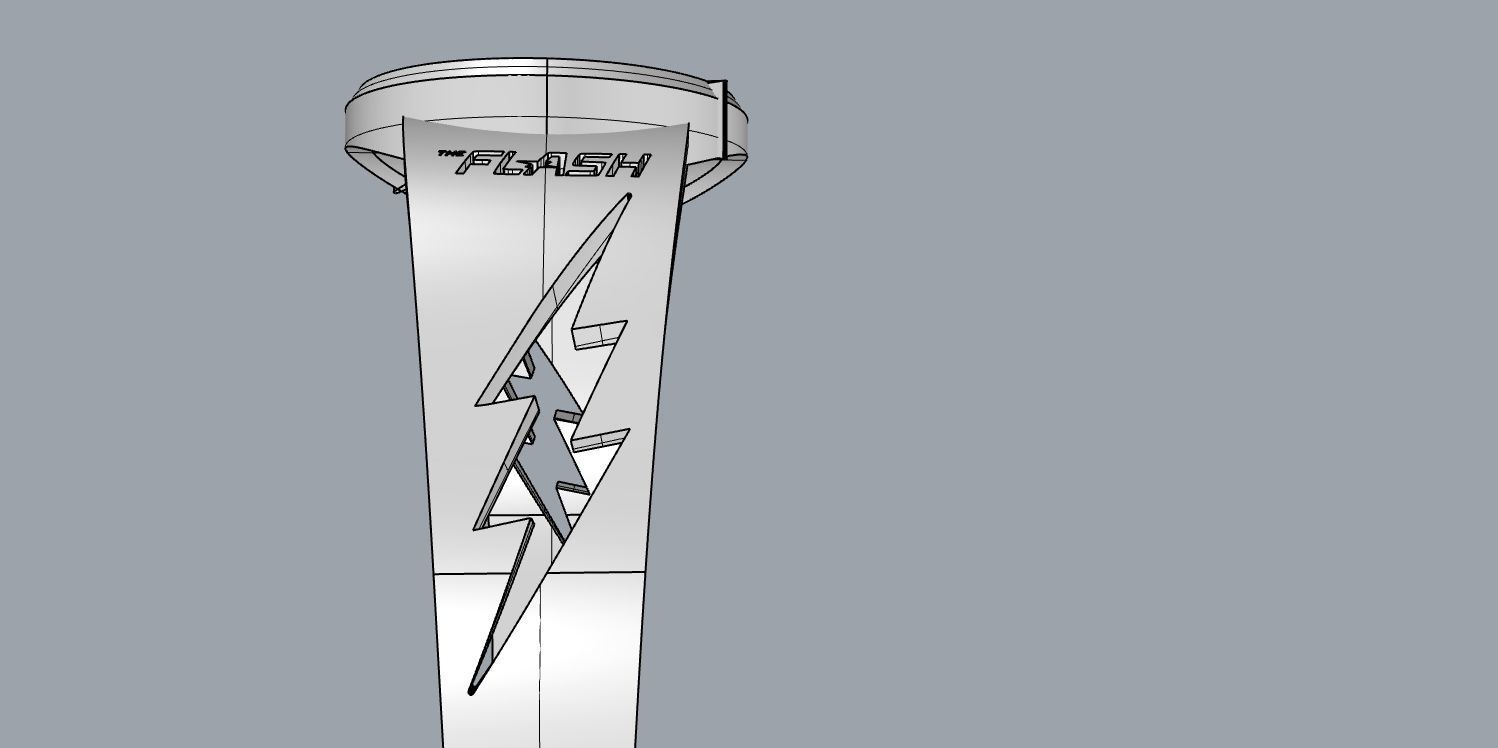 The flash 8 engagement ring 3D print model_13