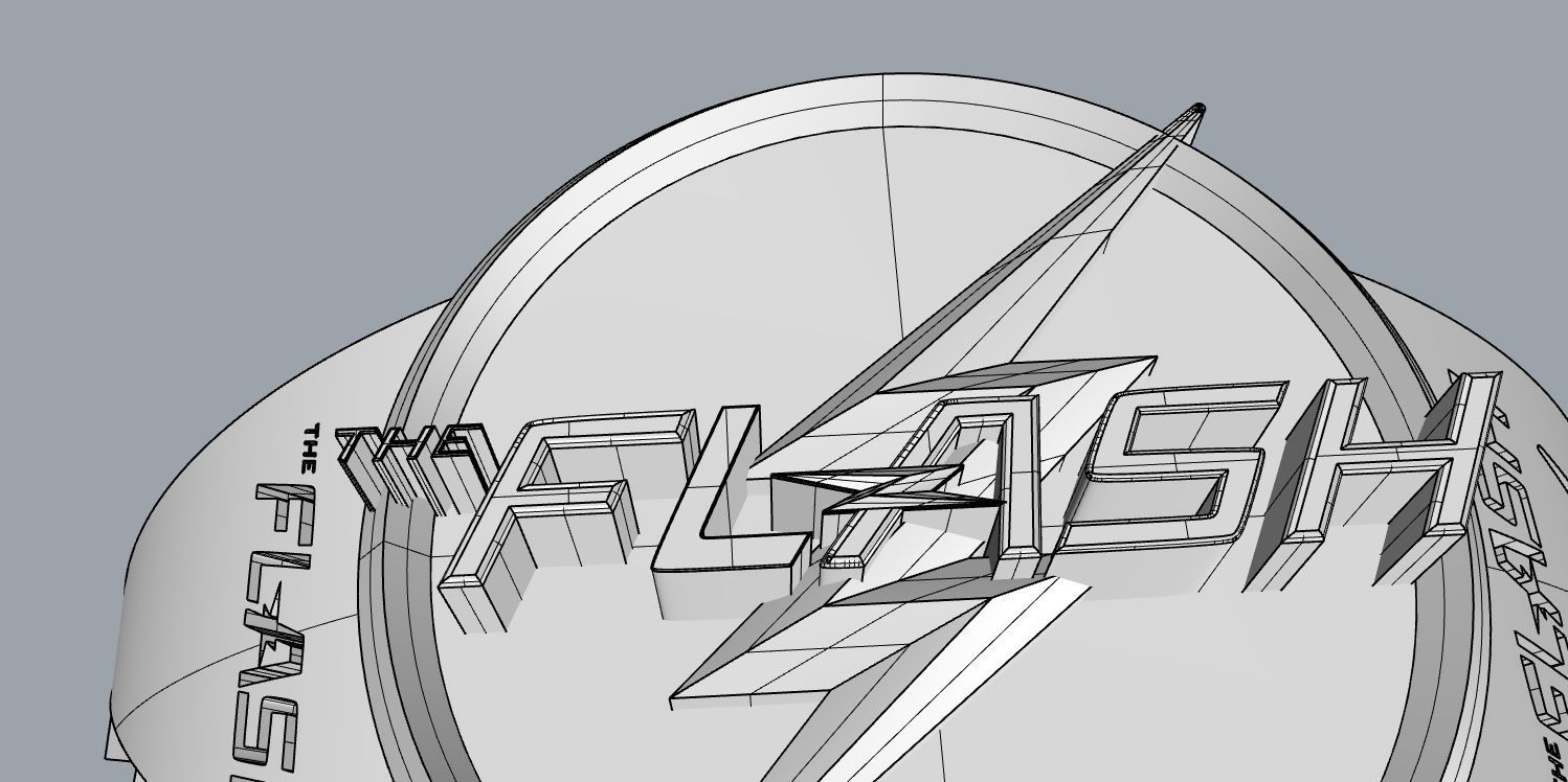 The flash 8 engagement ring 3D print model_18