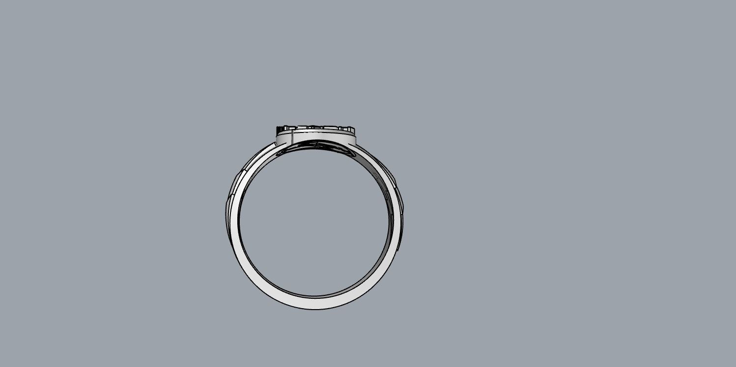 The flash 9 diamond ring 3D print model_5