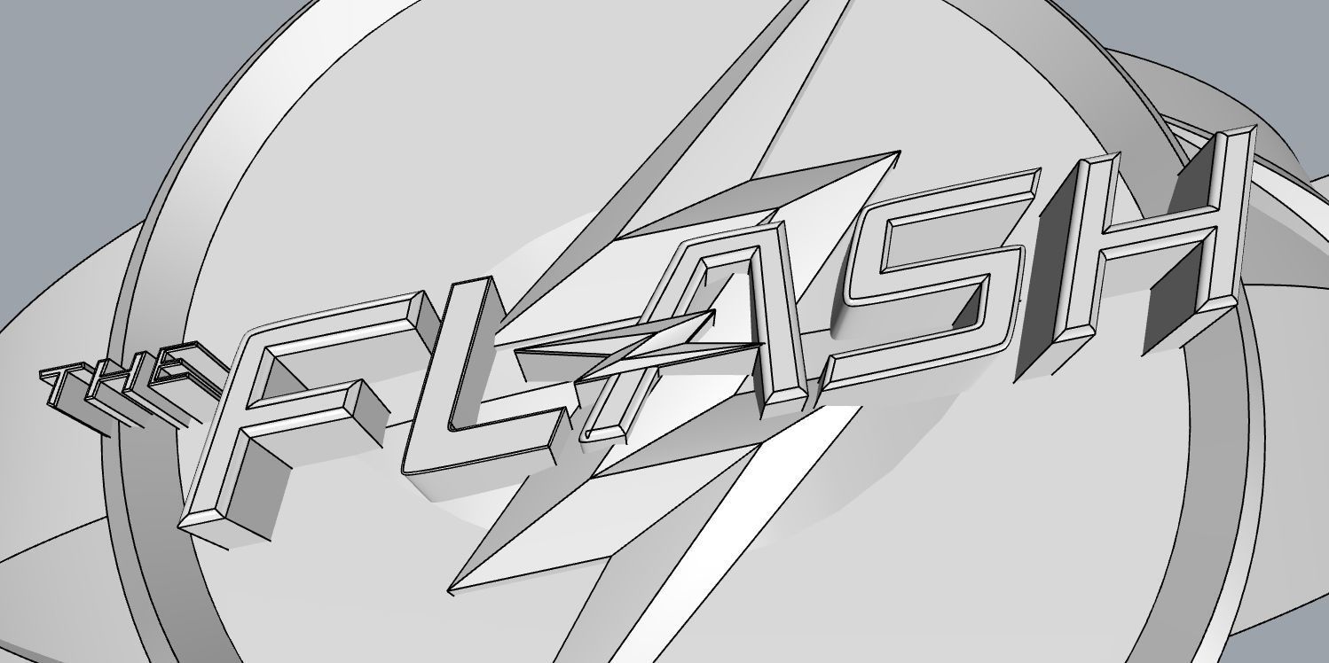 The flash 9 diamond ring 3D print model_6