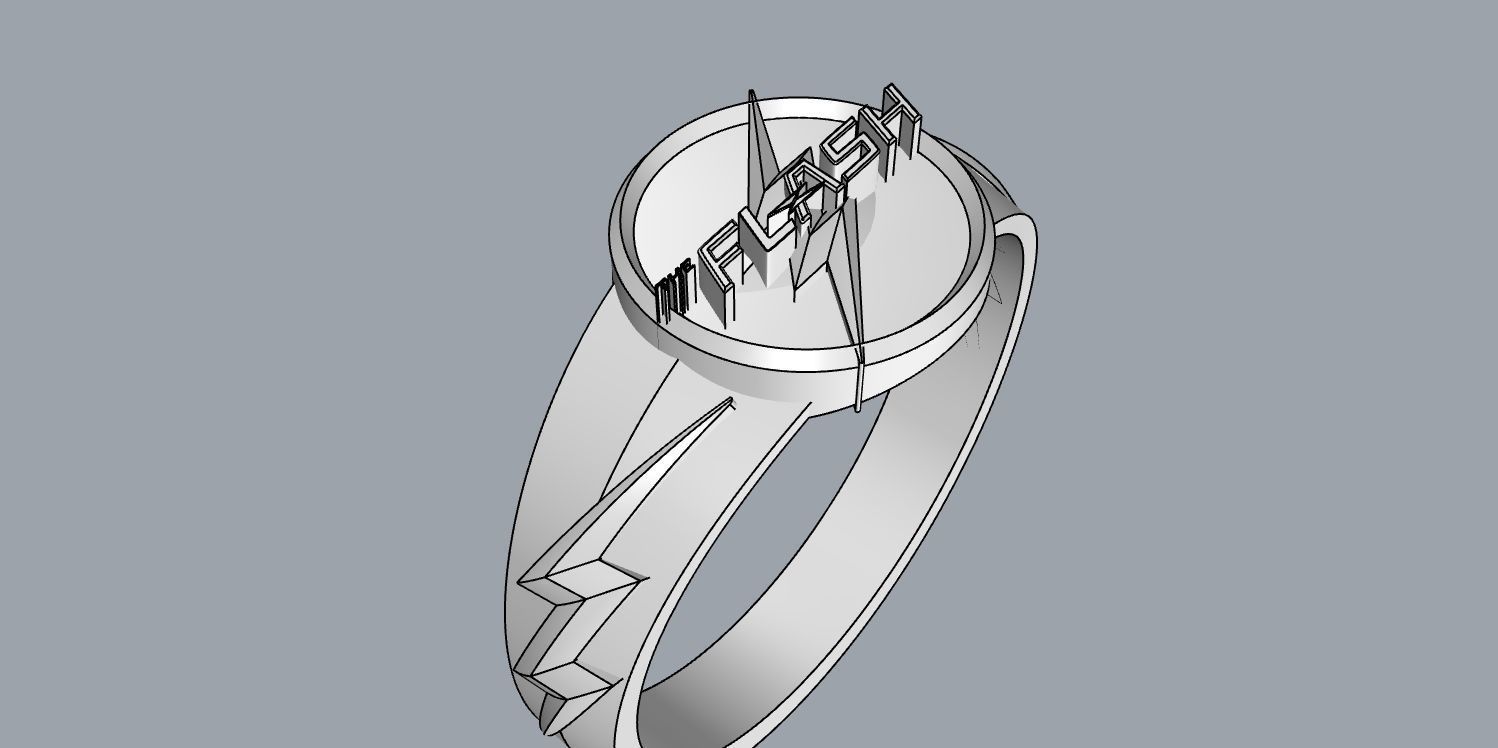 The flash 9 diamond ring 3D print model_11